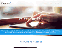Tablet Screenshot of pragmatx.com